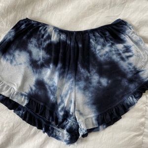 Brandy Melville Vodi Shorts - Navy Tie Dye